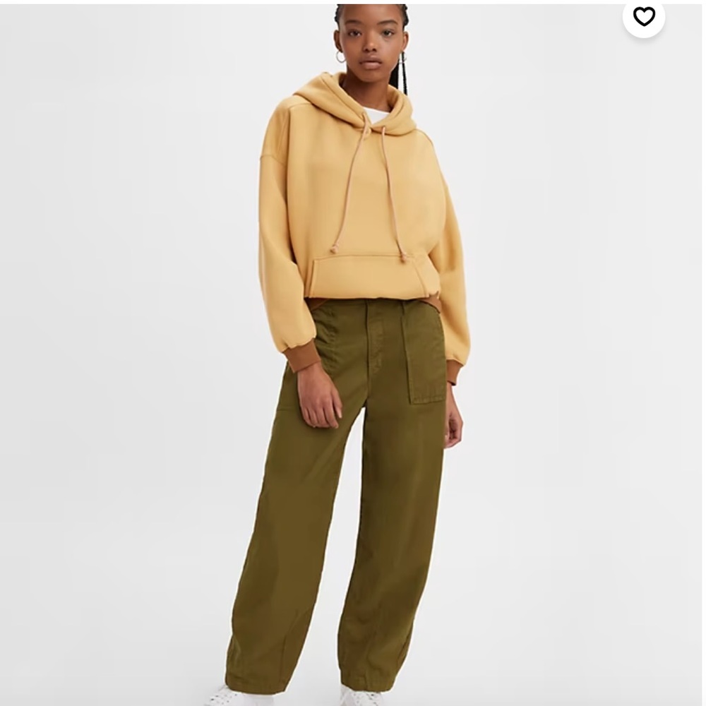 Levi’s Baggy Surplus Pants in Olive Green Size 24
